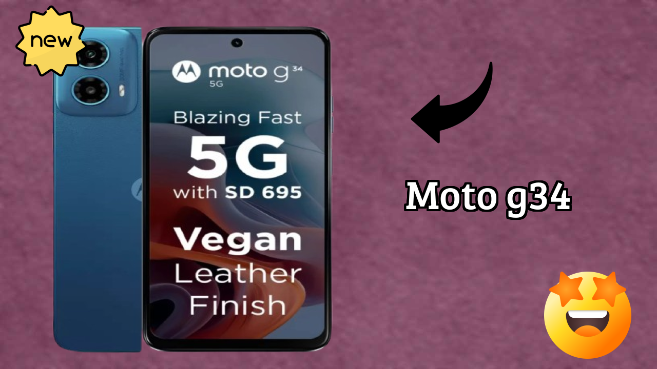 Moto G34 at ₹10,999 - Best Features Explained