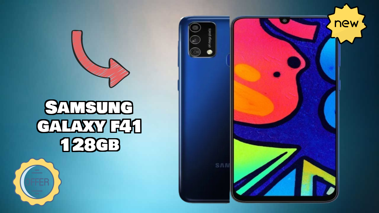 Samsung Galaxy F41 128GB Display Analysis: 6.4 Inches (16.26 Cm) Quality